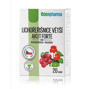 Edenpharma Lichořeřišnice větší akut forte tablety 20