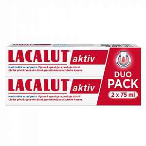 Lacalut Aktiv 2x75ml Duopack