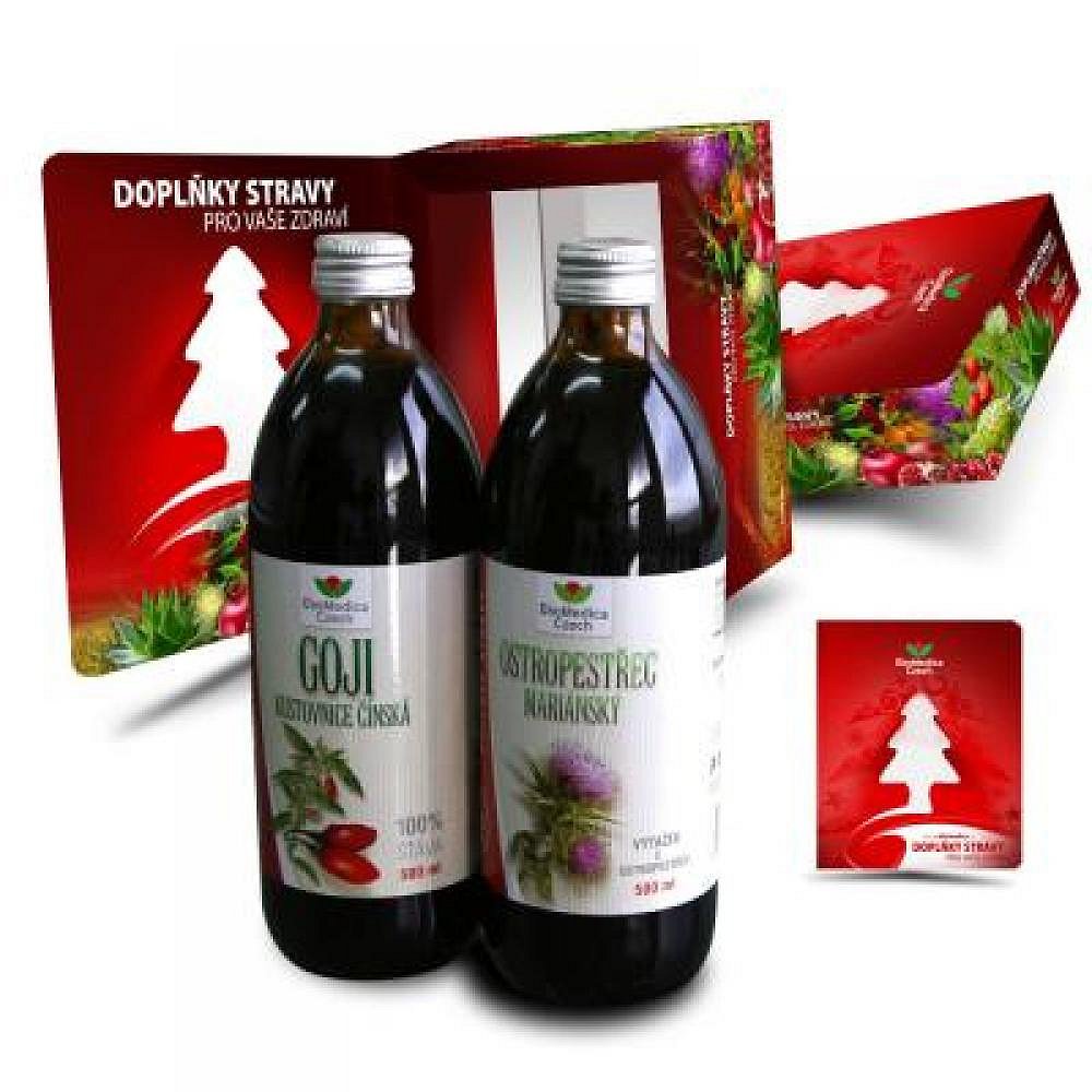 EkoMedica Duopack Goji 500 ml + Ostropestřec 500 ml