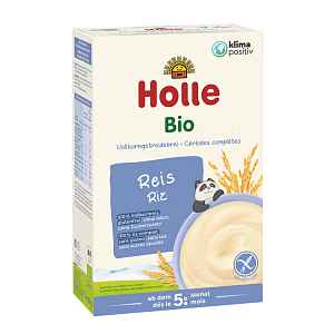 HOLLE BIO Kaše rýžová pro děti od 5. měsíce, 250 g