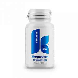 KOMPAVA Magnesium chelate + B6 120 kapslí