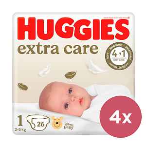 HUGGIES Elite Soft 1 (104 ks) měsíční balení - jednorázové pleny