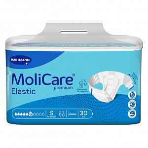 MOLICARE Elastic absorpční kalhotky 6 kapek vel. S 30 kusů