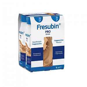 FRESUBIN PRO DRINK PŘÍCHUŤ CAPPUCCINO POR POR SOL 4X200ML