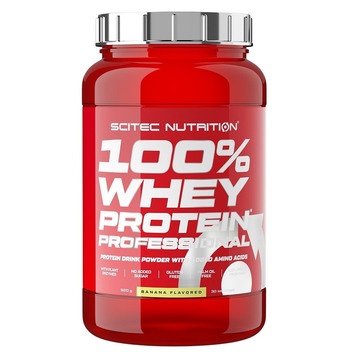 SciTec Nutrition 100% Whey Protein Professional banán 920 g