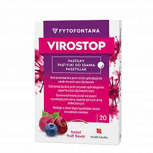 Virostop Pastilky lesní ovoce 20 ks