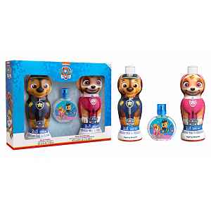 Nickelodeon Paw Patrol Toaletní voda se sprchovým gelem a šamponem dárkový set 50 ml + 2x400 ml