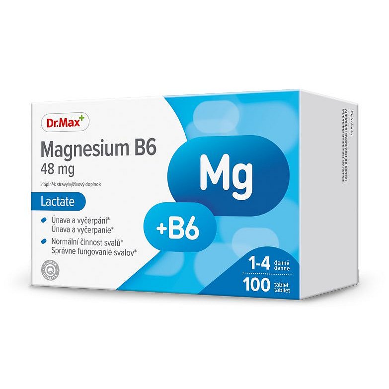 Dr.Max Magnesium B6 48 mg Lactate 100 tablet