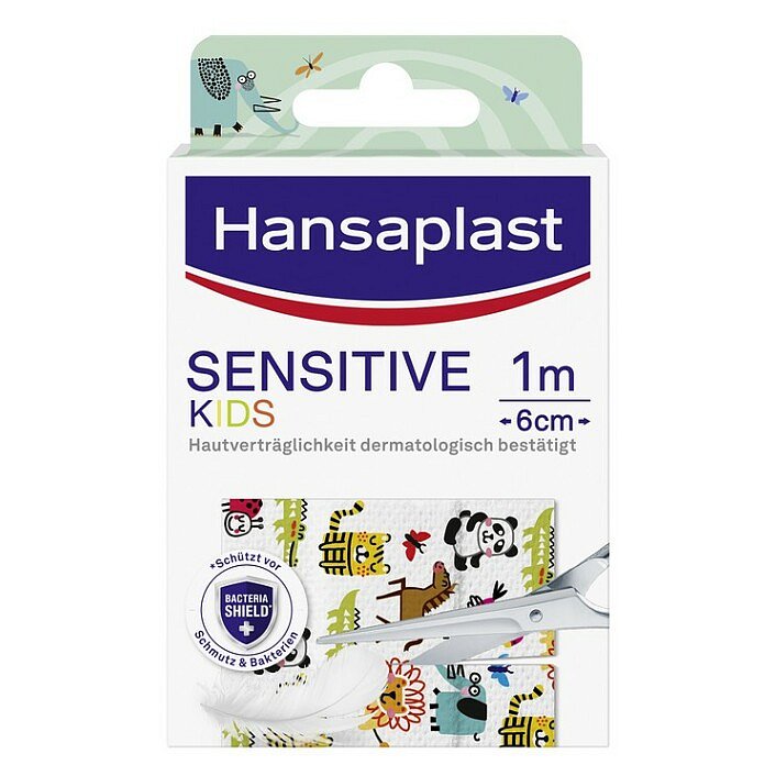 Hansaplast Sensitive Kids zvířátka náplast 1 m x 6 cm