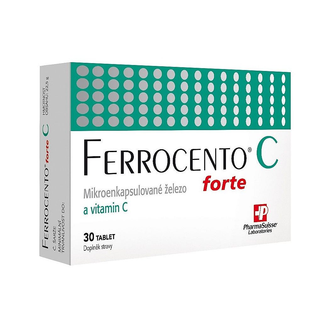 PharmaSuisse FERROCENTO forte C 30 tablet