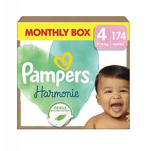 Pampers Box vel. 4 9–14 kg dětské pleny 174 ks