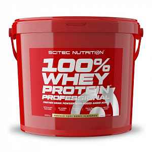 SciTec Nutrition 100% Whey Protein Professional vanilka/lesní plody 5000 g