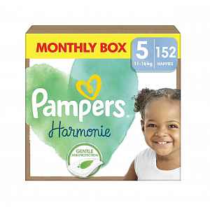 Pampers Harmonie Box vel. 5 11–16 kg dětské pleny 152 ks