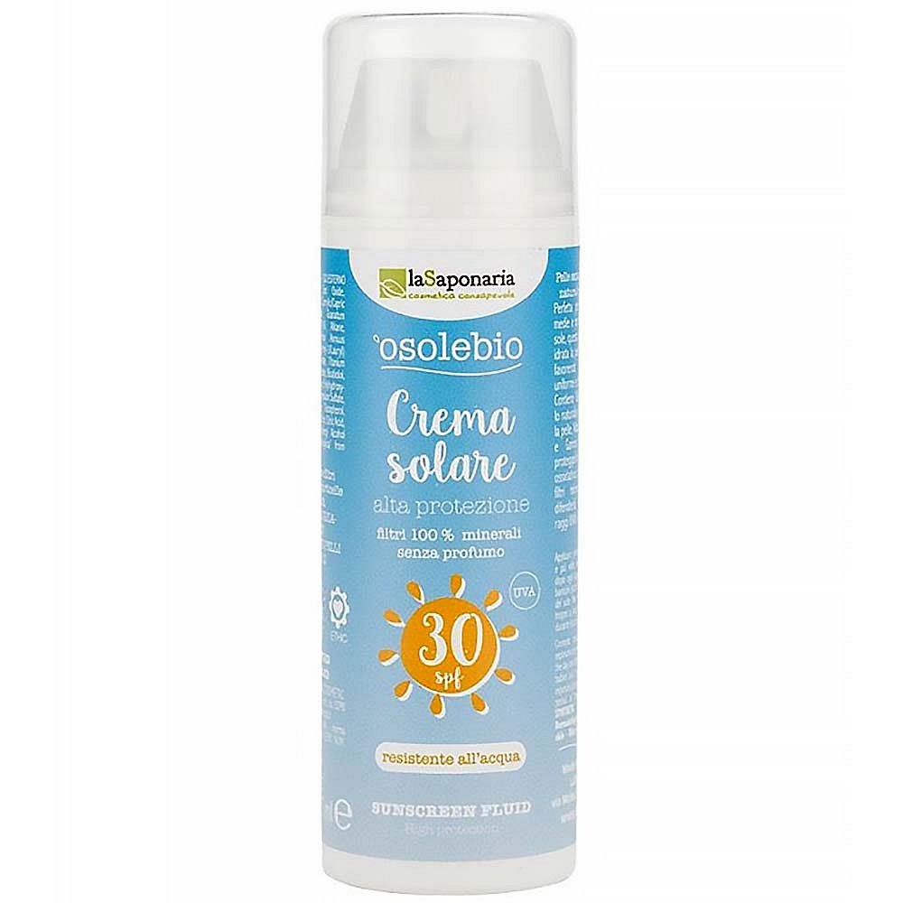 LA SAPONARIA Opalovací krém SPF30 BIO 125 ml