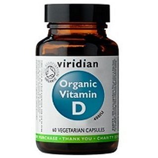 Viridian Vitamin D Organic 60 kapslí