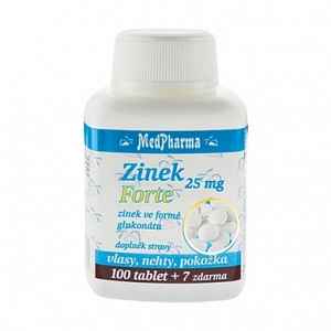 MEDPHARMA Zinek Forte 25 mg 107 tablet