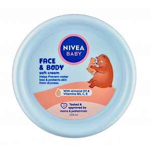 Nivea baby Face & Body Soft krém na obličej a tělo 200 ml