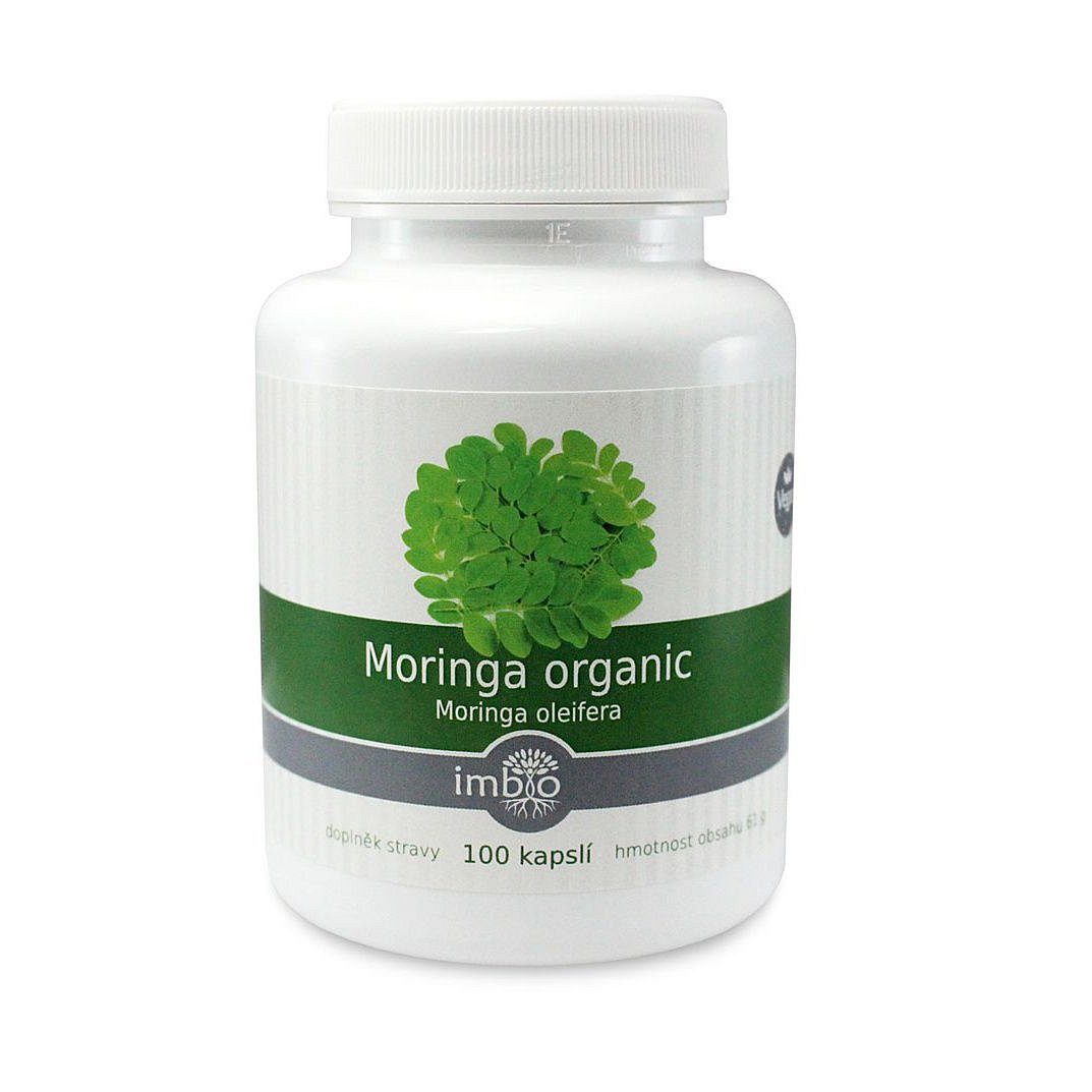 Imbio Moringa organic 100 kapslí