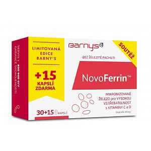 Barnys NovoFerrin cps.30+15 ZDARMA