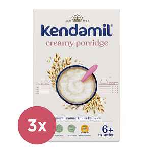 KENDAMIL Kaše mléčná krémová ovesná 3 x 150 g