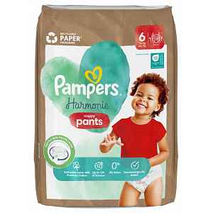 Pampers Harmonie Pants 6 plenk.kalhotky 15+kg 19ks