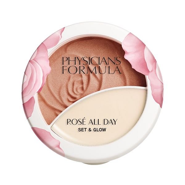 Physicians Formula Rosé All Day Set & Glow Sunlit Glow pudr a balzám 2v1