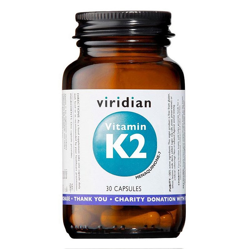 Viridian Vitamin K2 30 kapslí