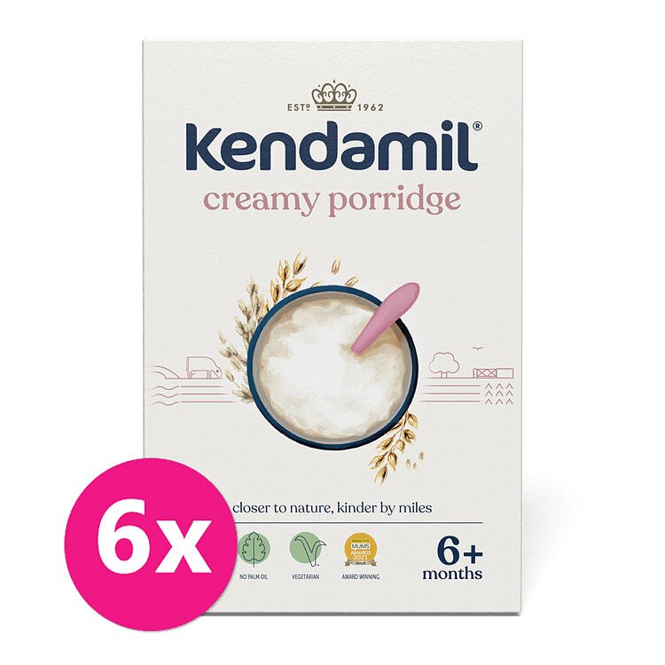 KENDAMIL krémová ovesná 6 x 150 g