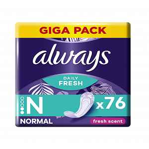 Always Daily Protect Normal Fresh Scent intimky 76 ks