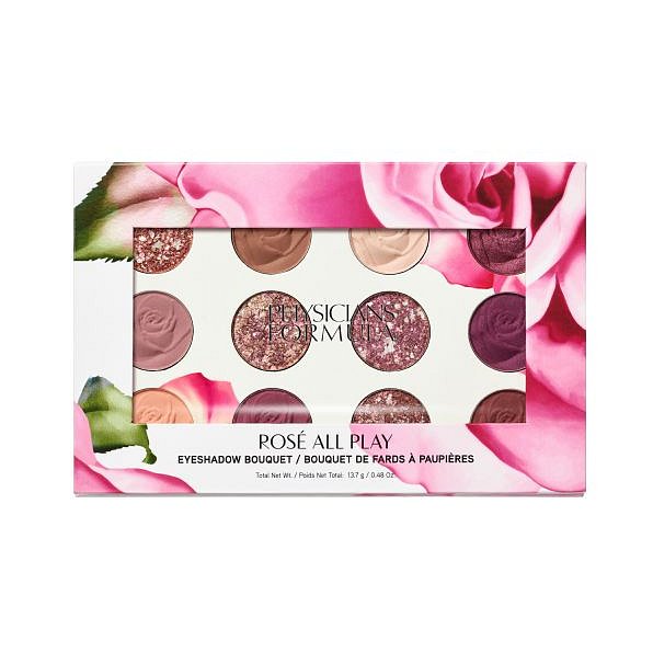 Physicians Formula Rosé All Play Eyeshadow Bouquet Rosé oční paletka 12 barev