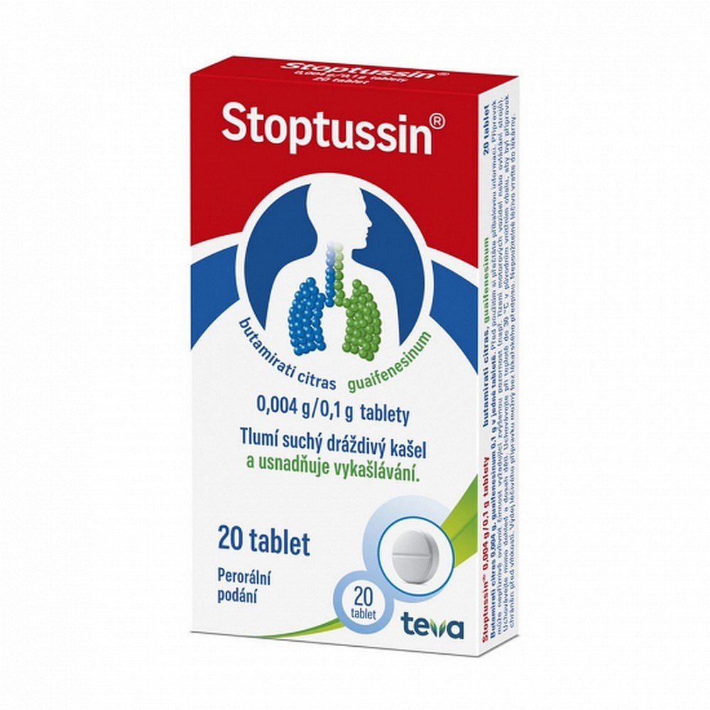 STOPTUSSIN TABLETY 20 Tablety