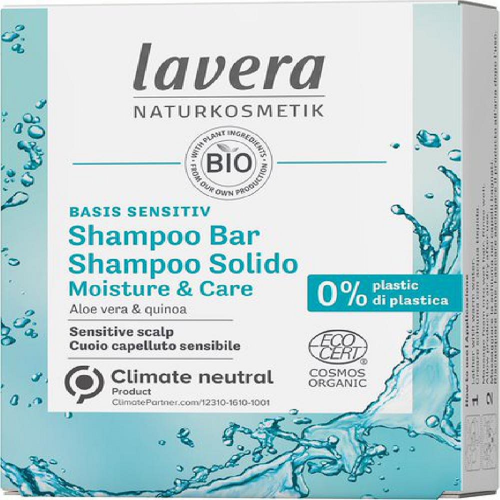 LAVERA Basis Tuhý šampon Moisture & Care 50 g