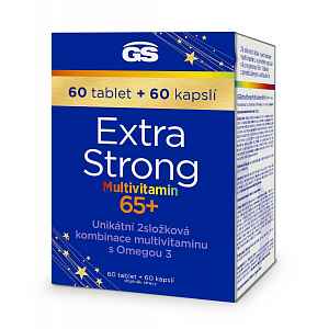 GS Extra Strong Multivitamin 65+ 60 tablet + 60 kapslí