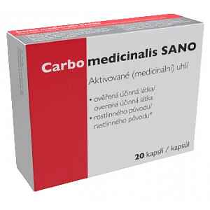 Carbo medicinalis SANO cps.20