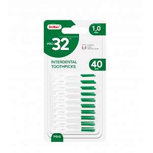 Dr. Max PRO32 Interdental Toothpicks 1,0 mm mezizubní párátko 40 ks