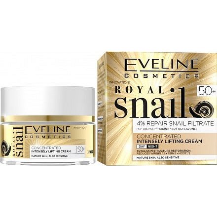 Eveline Cosmetics Royal Snail denní a noční liftingový krém 50+ 50 ml