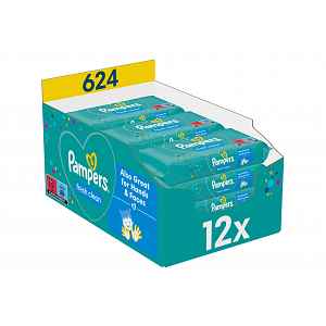 12 x PAMPERS Fresh Clean dětské čisticí ubrousky