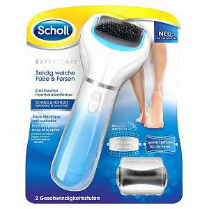 SCHOLL Velvet Smooth Elektrický pilník na chodidla s mořskými minerály + peelingová hlavice