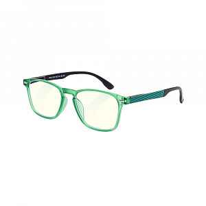 Glassa Brýle na počítač proti modrému světlu PCG 029 +1,00 černo zelené