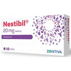 Nestibil 20mg neobalené tablety 10