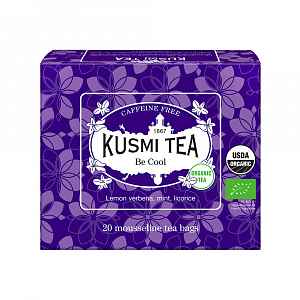 Kusmi Tea Organic Be Cool mušelínové sáčky 20x2 g