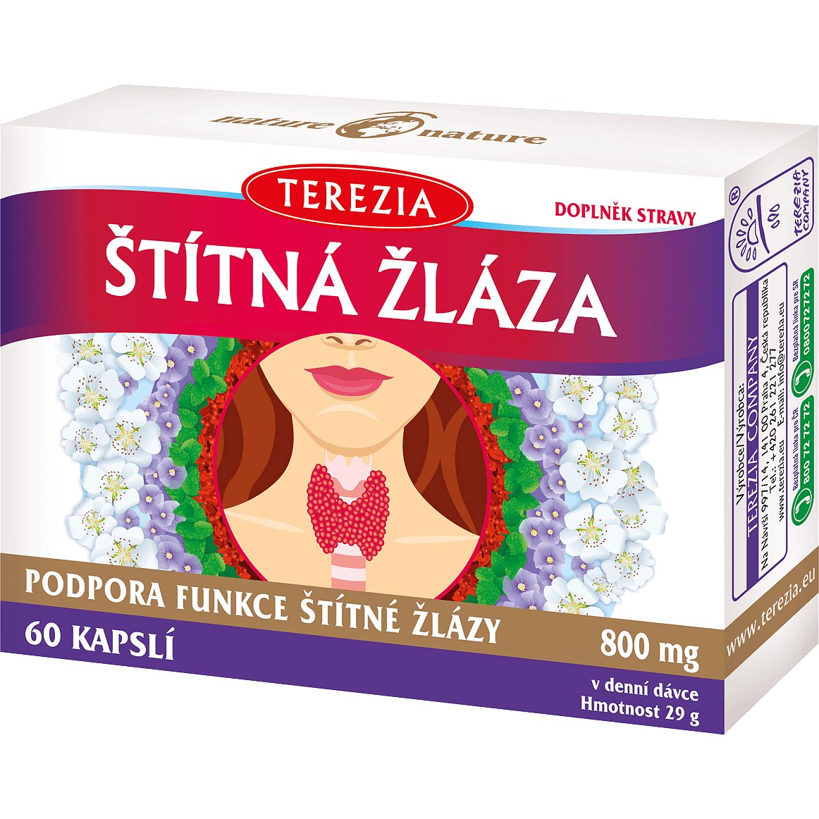 Terezia Štítná žláza 60 kapslí