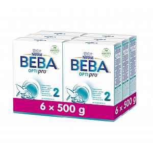 BEBA OPTIPRO 2 Pokračovací kojenecké mléko 6x500 g