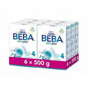 BEBA OPTIPRO 4 Batolecí mléko 6x500 g