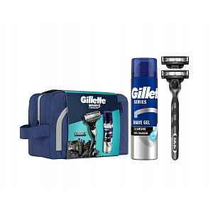 Gillette Mach3 Charcoal dárková sada v tašce