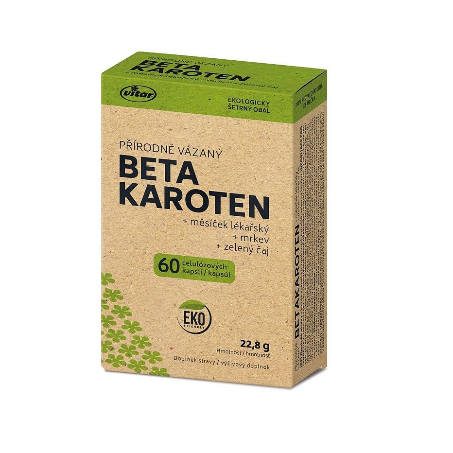 Vitar Betakaroten EKO 60 kapslí