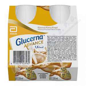 Glucerna Advance 1,6 Kcal Kávová Příchuť perorální roztok 4x220ml