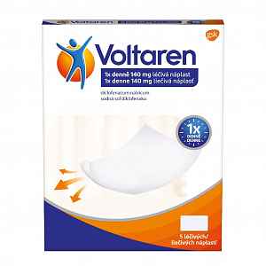 Voltaren 1x Denně 140mg léčivé náplasti 5