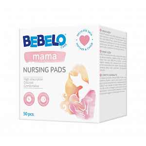 BEBELO Mama Nursing Pads prsní vložky 50 ks