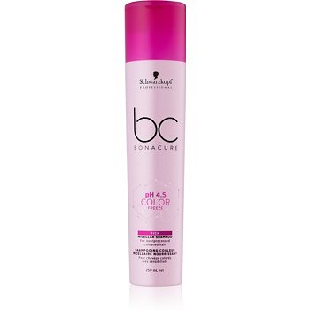 Schwarzkopf Professional pH 4,5 BC Bonacure Color Freeze micelární šampon pro barvené vlasy  250 ml